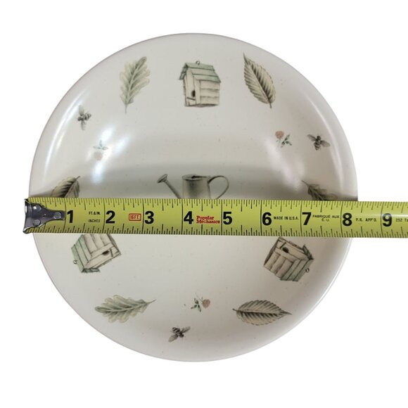 Pfaltzgraff Naturewood Round Pasta Serving Bowl 8.5" Stoneware VTG USA Replace - Picture 9 of 10